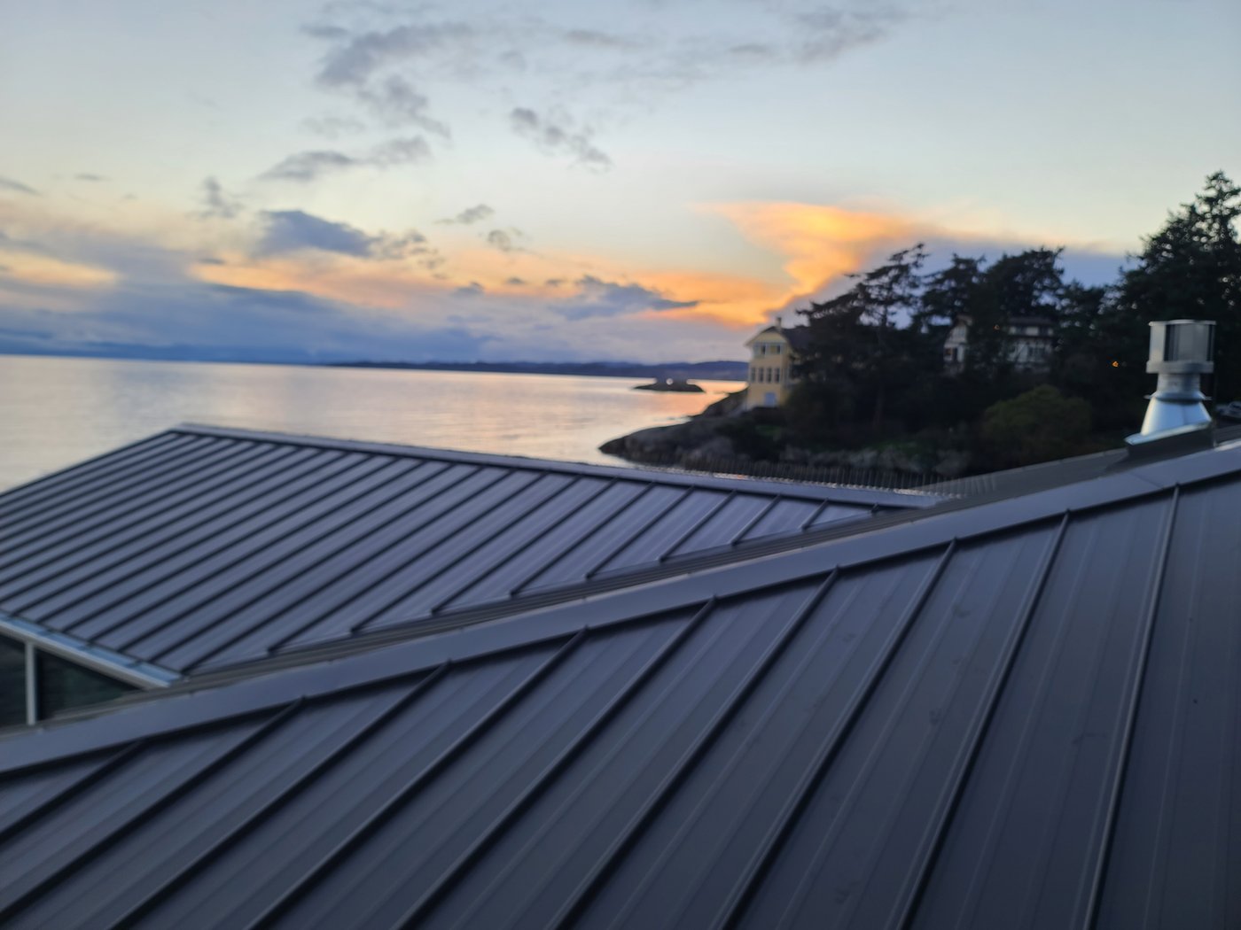 Custom metal flashing and copper fabrication for an Oak Bay character home