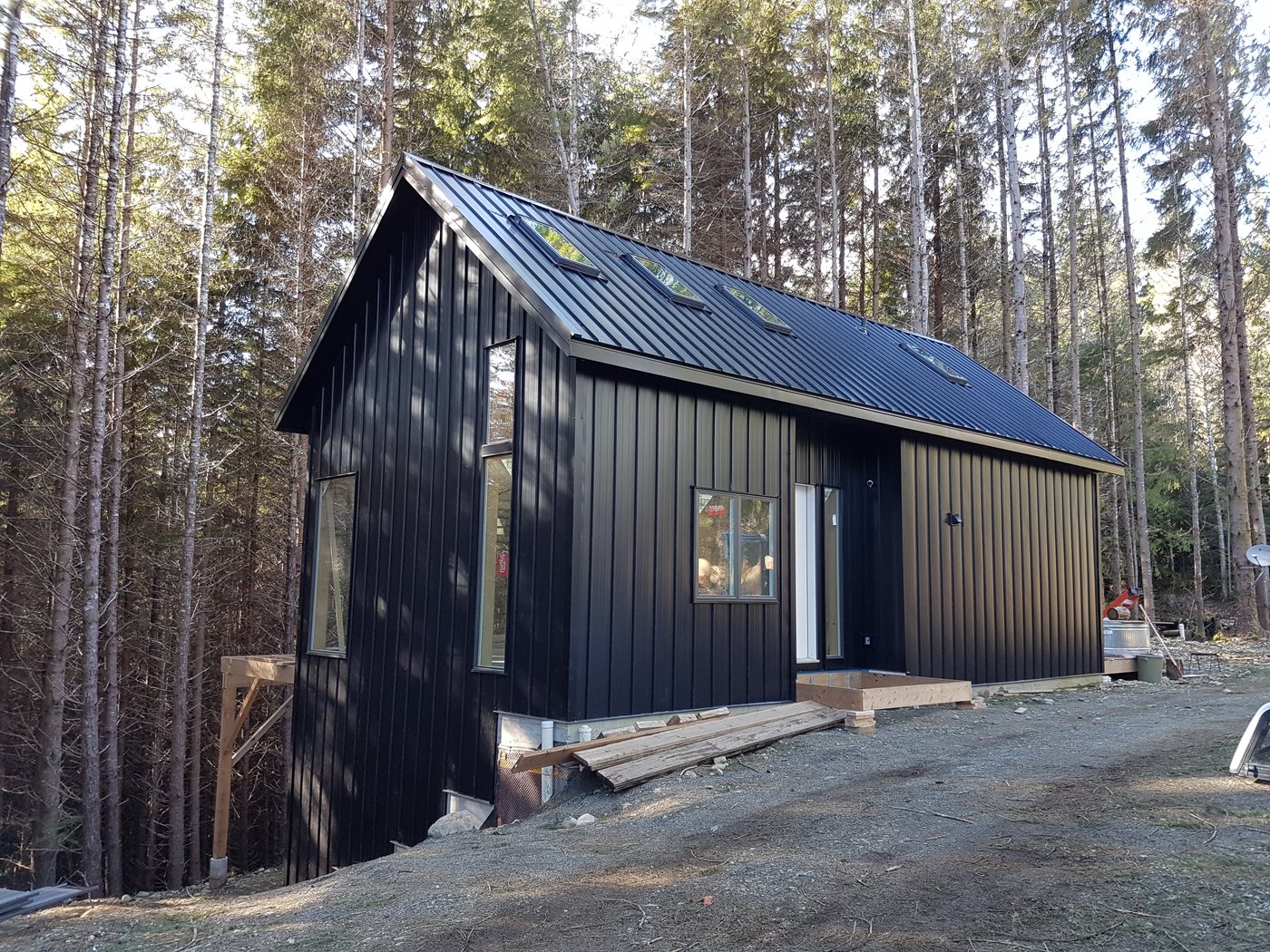 Standing seam metal roof suited to the coastal climate